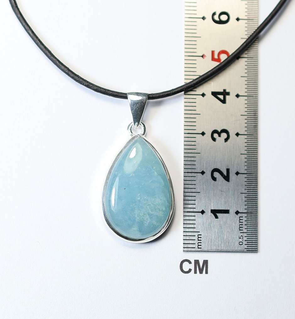 海蓝宝石 吊坠 / Cabochon / 新品- 7.2 g - (1) #4.3