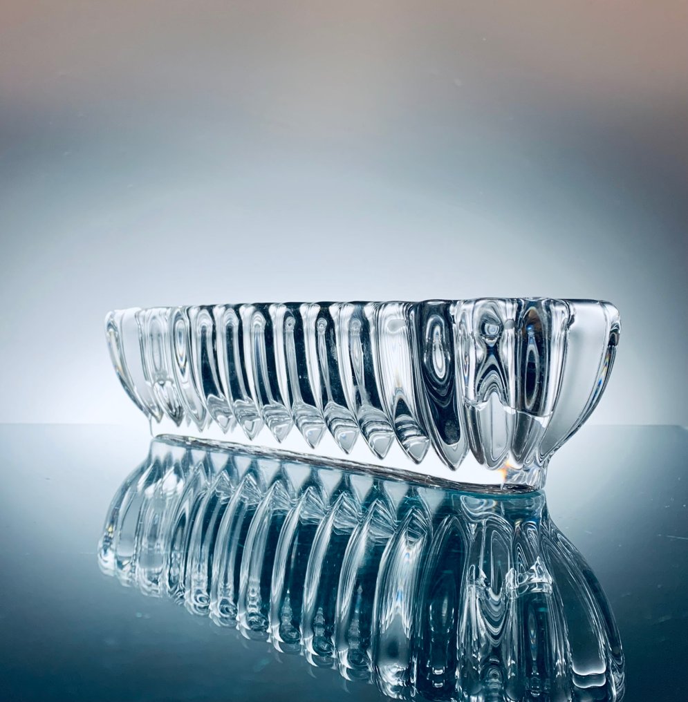 Baccarat - Midtstilt bord - Bambus midtstykke med lysestake - Krystall - Lysestake og midtstykke #4.3