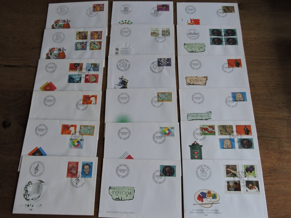 Ελβετία 1949/1994 - Μεγάλη ποσότητα FDC στην Ελβετία. #2.1