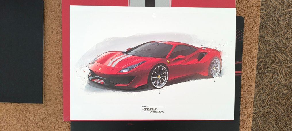 ferrari - lithograph ferrari #2.1