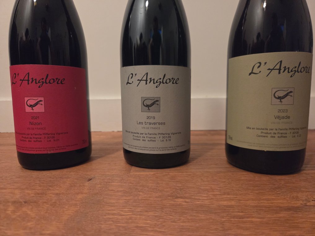 2019 20221 & 2023 Eric Pfifferling, Domaine L'Anglore - Rhône - 3 Bottles (0.75L) #1.0
