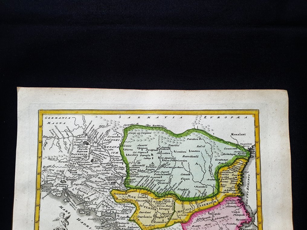 欧洲 - 罗马尼亚 / 东北欧 / 巴尔干半岛 / 黑海 / 保加利亚; Christopher Weigel & David Kohler - Pannonia, Moesia, Dacia cum Illyrico - 1701-1720 #2.1