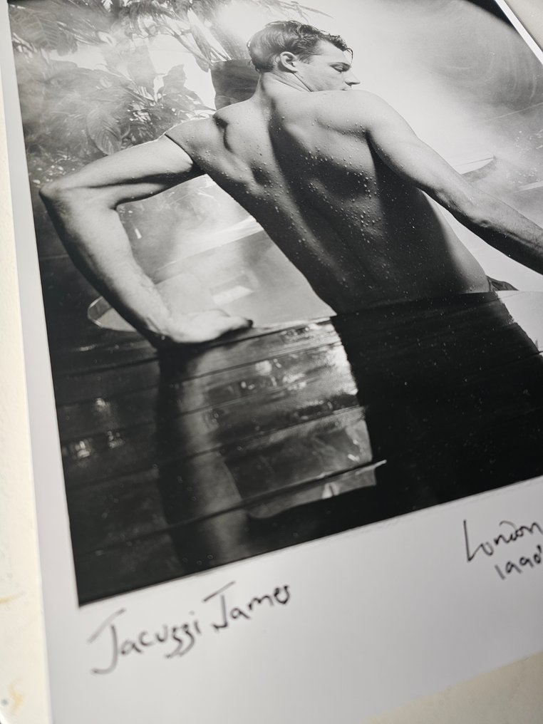 Michael Joseph (1941-) - Jacuzzi James - scintillating silhouette in Clapham pool #3.2