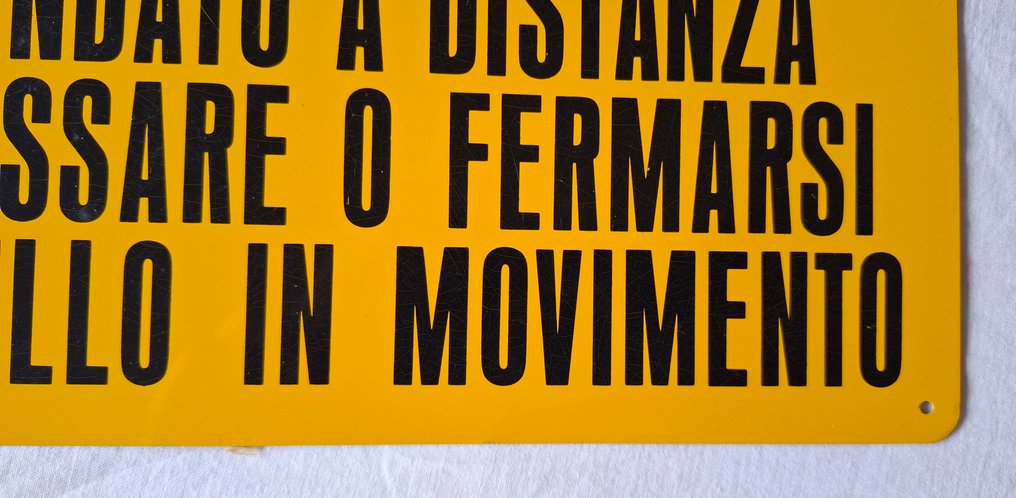 Metall emalj märkning - Skylt - Metall #1.0