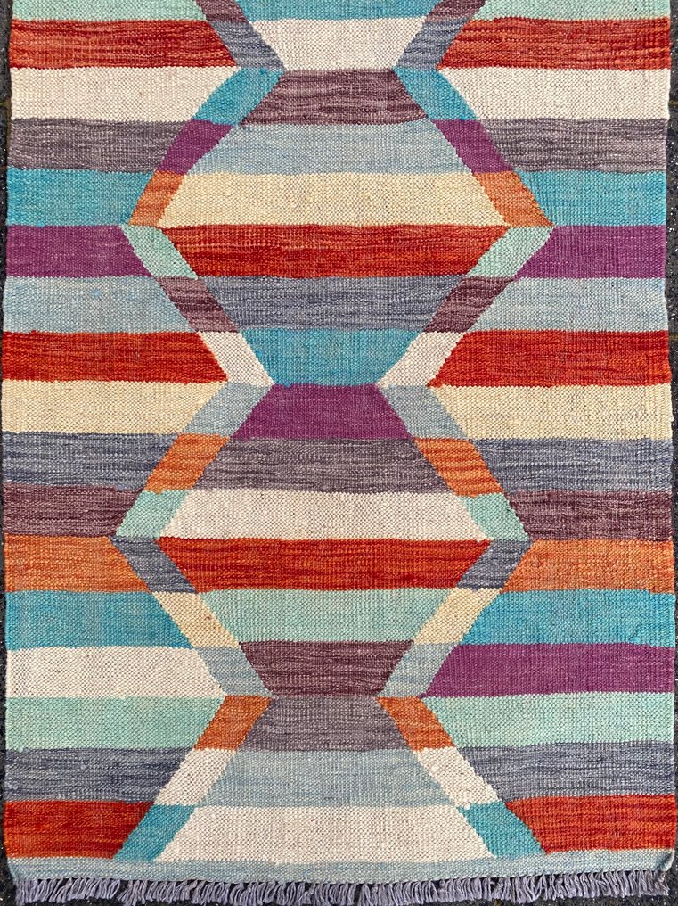 Designer Kelim - Unused - Carpet - 245 cm - 83 cm #2.1