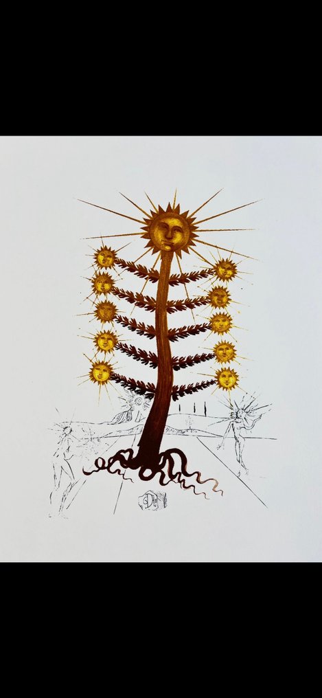 Salvador Dali (1904-1989) - Complete Flordali Serie of 10 Lithographs - Limited Edition #4.3