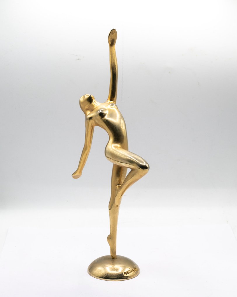 Guido Mariani Caggiati (XX) - Scultura a movimento continuo di ballerina #1.0