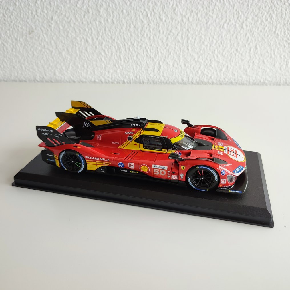 法拉利 - 利曼24小時耐力賽 - Fuoco, Molina, Nielsen - 2024 - 比例1/24的模型车  #3.2