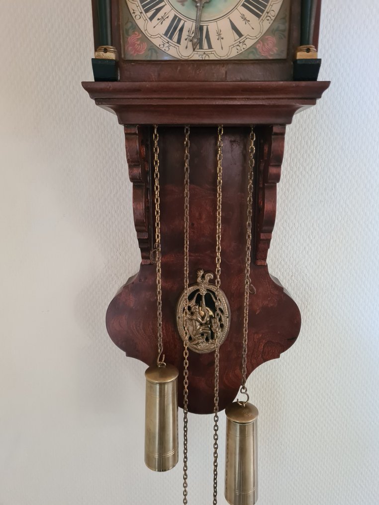 Frisian tail clock - Wuba -  Antique inspired Wood - 1970-1980 - Frisian tail clock #4.3