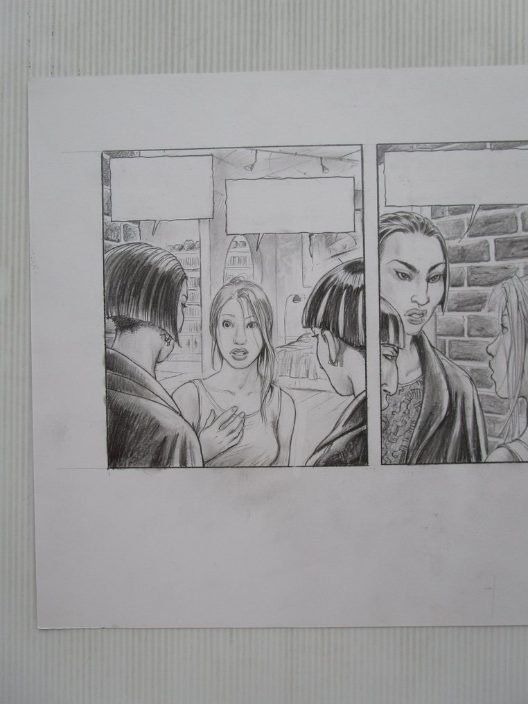 Bosschaert, Jan - 1 Original preliminary page - Jaguar 1 - 2001 #1.0