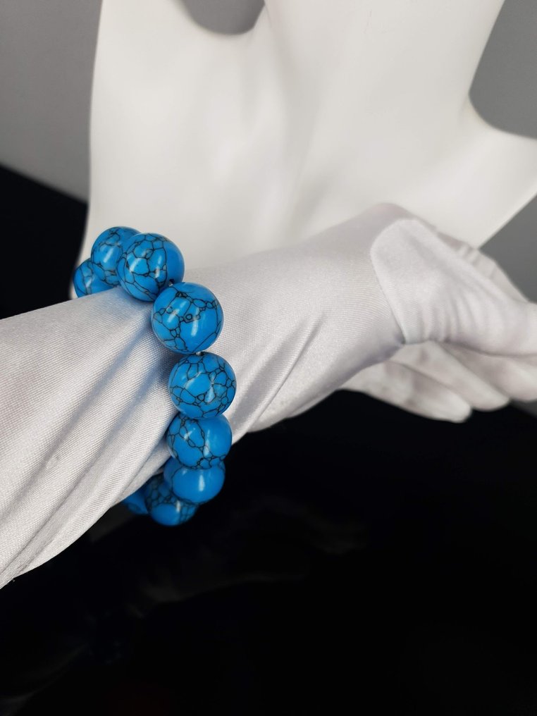 Κύκλωμα φυσικού τοπάζι με πολύτιμο λίθο: 17 εκ. - 17,5 εκ. / Χωρίς τιμή ελάχιστου ορίου - Βραχιόλι #1.0