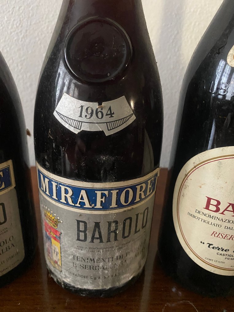 1964 x2 Mirafiore, 1971 Ris. Terre del Barolo & 1967 Paolo Scavino - Barolo - 4 Bottles (0.75L) #4.3