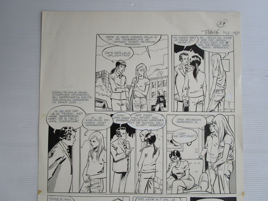 Attanasio, Dino - 1 Original page - Tina Strip #1.0