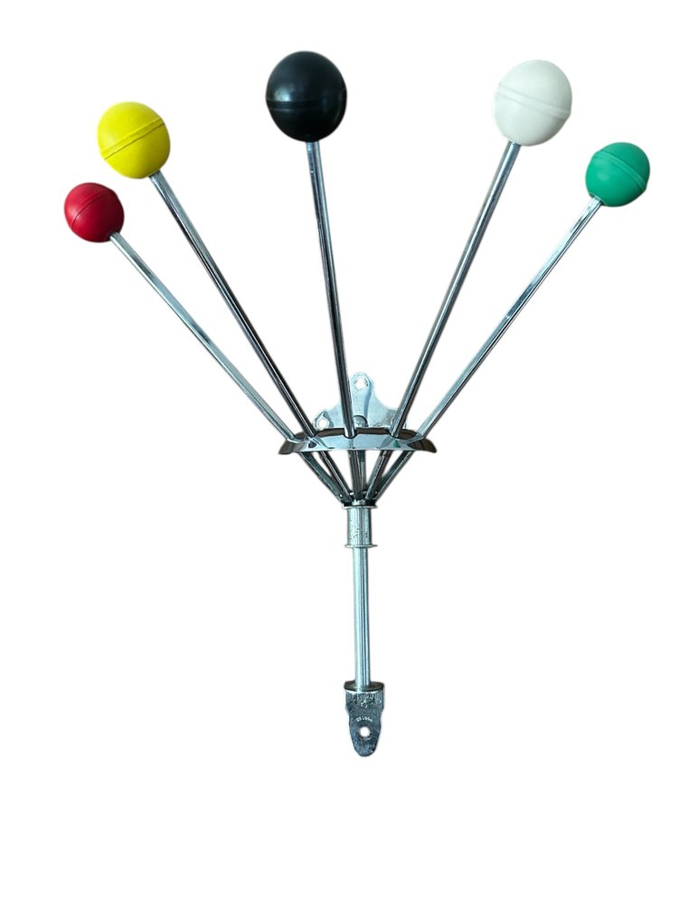 Serjac - 衣帽架 - 镀色金属 / backelite - 60年代衣帽架 #3.2