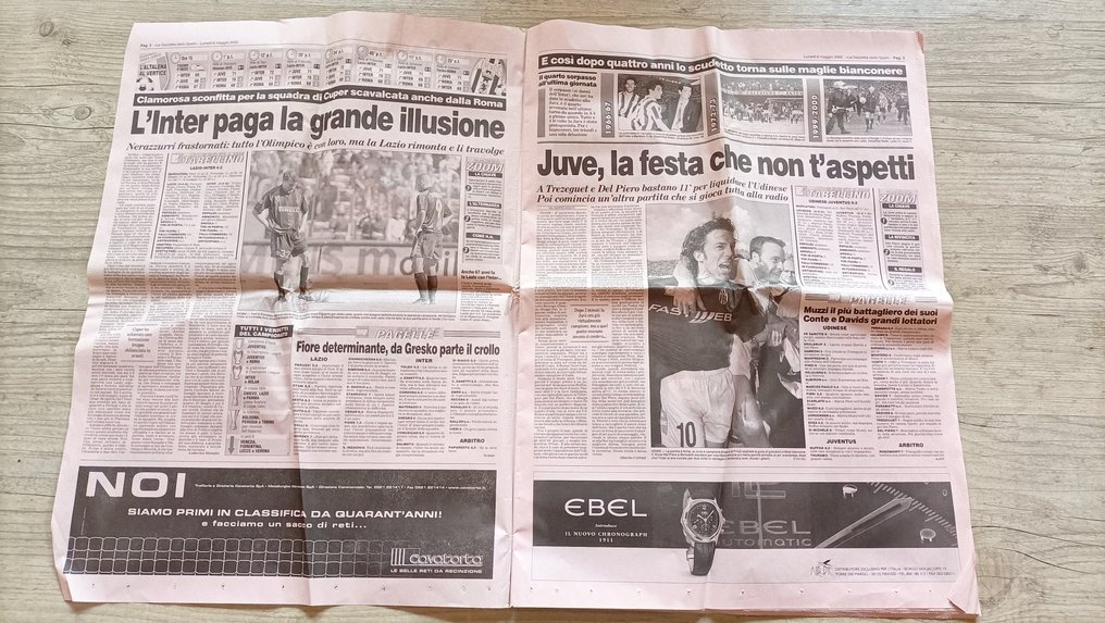 Juventus - 26 scudetto Juventus - 2002 - Newspaper #4.3