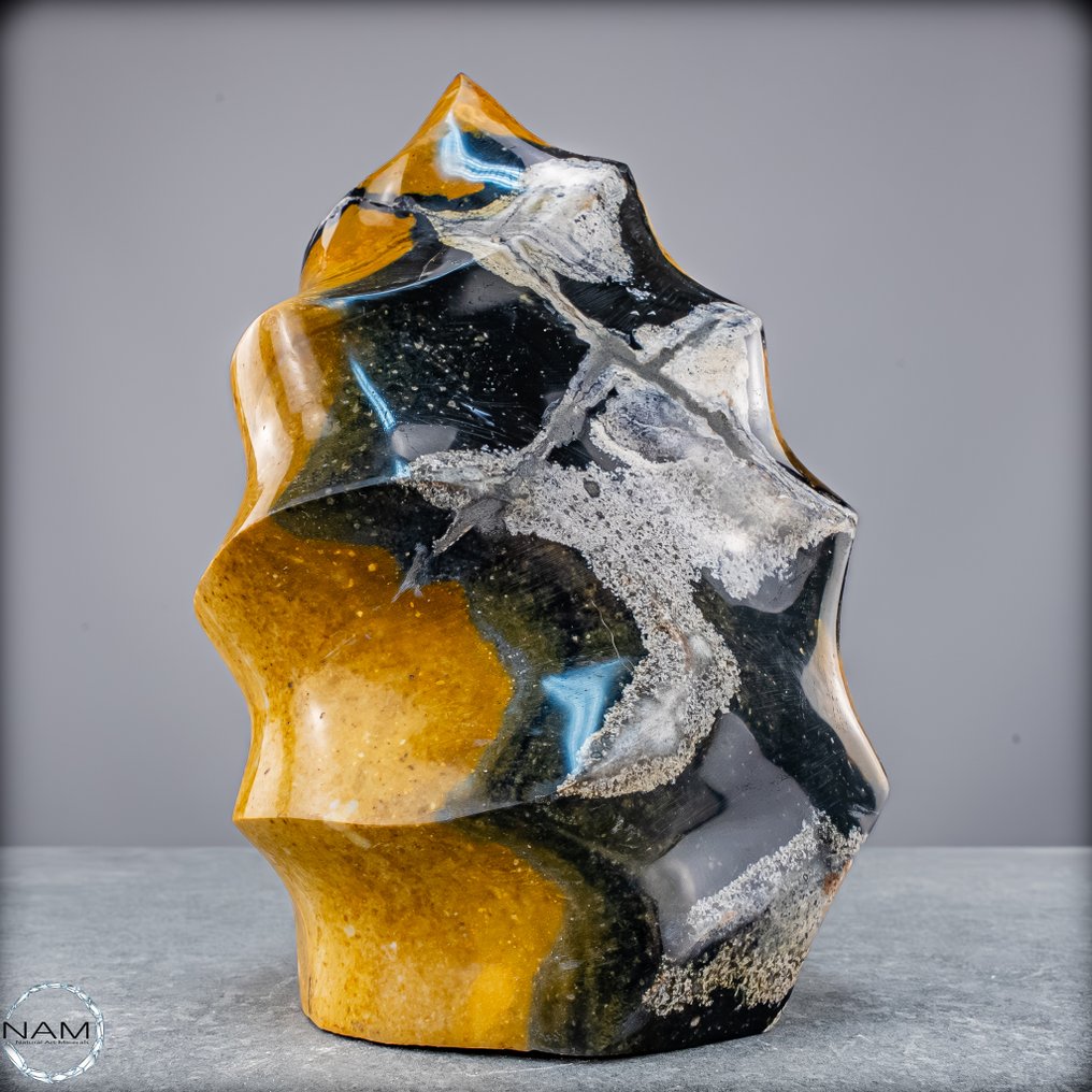 Nova descoberta! Jaspis natural raro - Chalcedony Flame- 2564.39 g #2.1