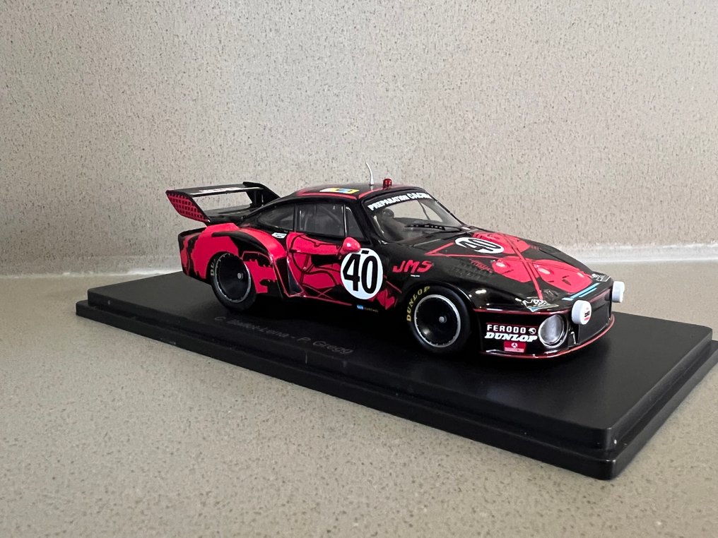 Spark 1:43 - 模型車  (2) - Lot of 2 X Porsche: - 保时捷935 - 1977年勒芒赛 & 保时捷911 GT3 RSR Flying Lizard Motorsport 第80号 LM 2006 #4.3