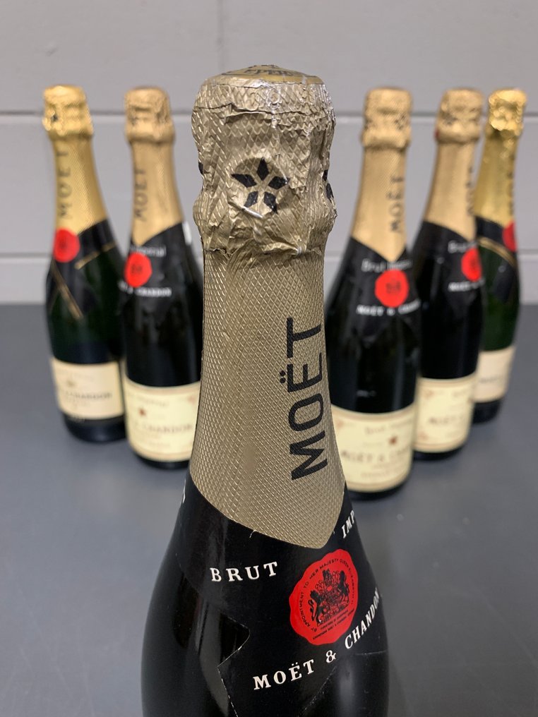 Moët & Chandon, Brut Impérial ('80s to '90s) - 香槟地 - 6 Bottles (0.75L) #4.3