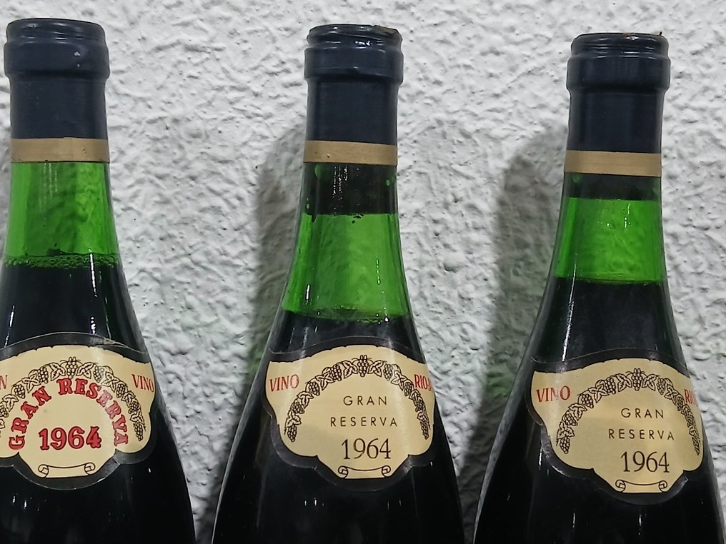 1964 Bodegas Riojanas, Monte Real - 里奥哈 Gran Reserva - 3 Bottles (0.75L) #4.3