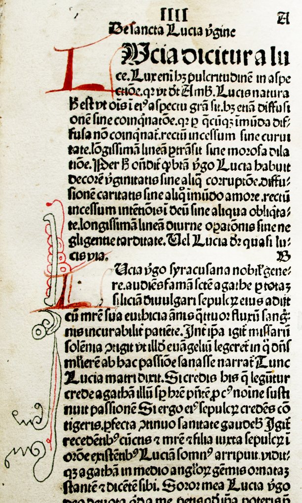 Jacobus de Voragine - [Incunable] Lombardica Historia ... Aurea Legenda - 1496 #4.3