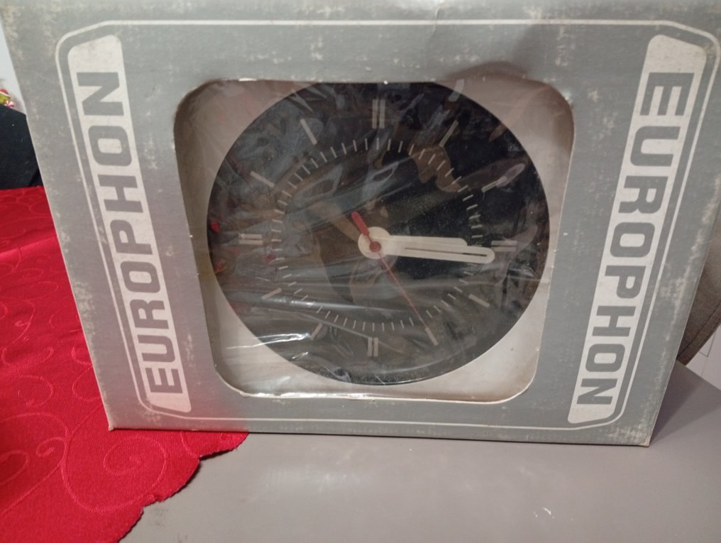 Clock - Europhon - Plastic - 1950-1960 - Table or wall clock - Adriano Rampoldi #1.0