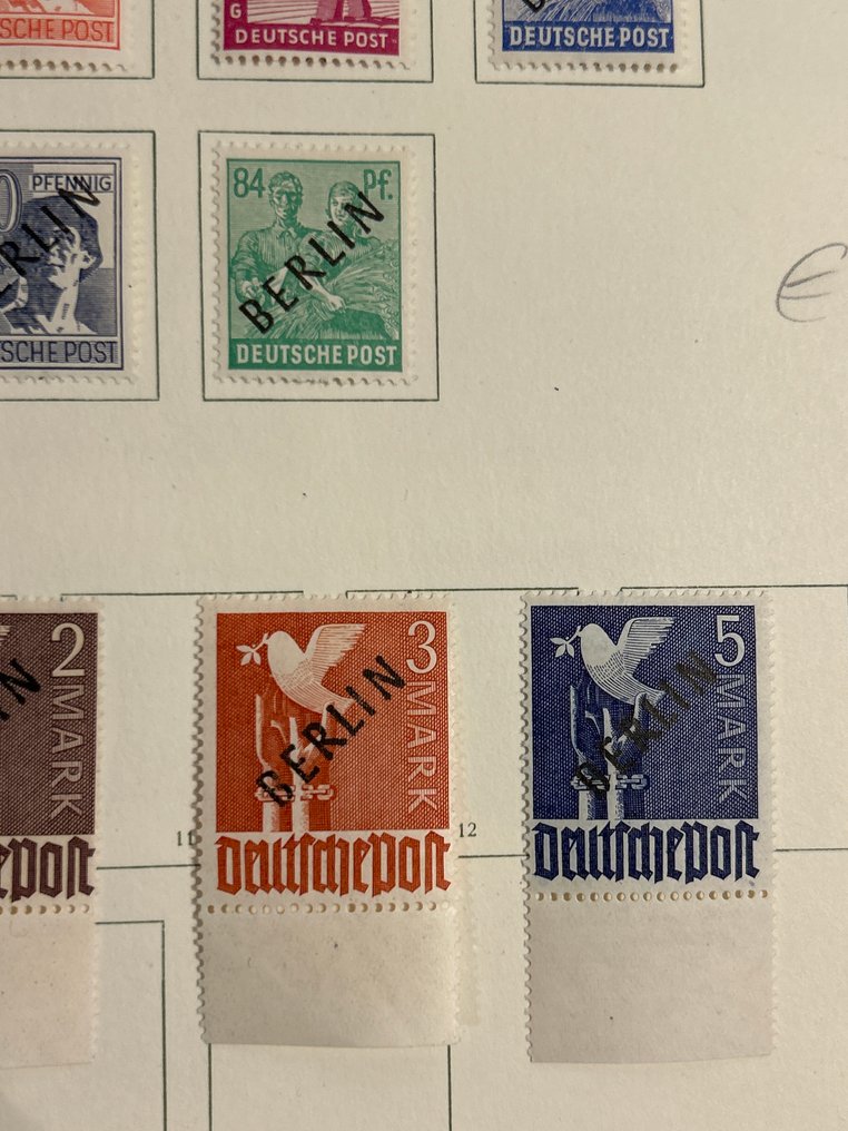 柏林 1948/1969 - 包含所有40/50年代的顶级收藏，包括block 1* - Michel #2.1