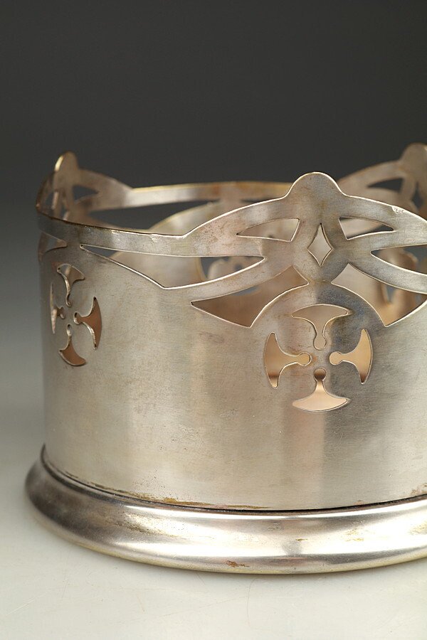 Dupper & Bernhold - 瓶子杯垫 - 镀银 #4.3