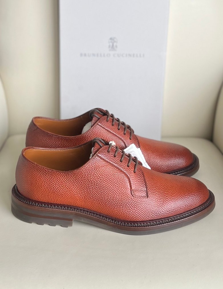 Brunello Cucinelli Iconic Derby - Sapatos com atacadores - Tamanho: EU 42 #1.0