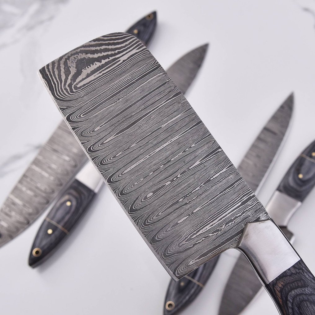 廚刀 - Chef's knife - 折叠钢,帕卡木 - 北美 #4.3