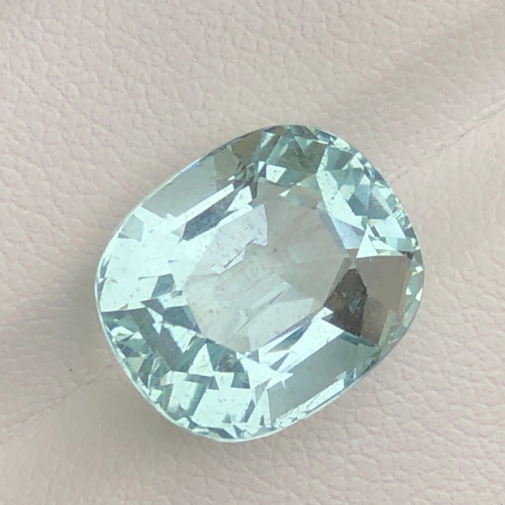 χωρίς τιμή ασφαλείας - 1 pcs  Μπλε, Πράσινο Ακουαμαρίνης  - 8.51 ct - International Gemological Institute (IGI) #2.1