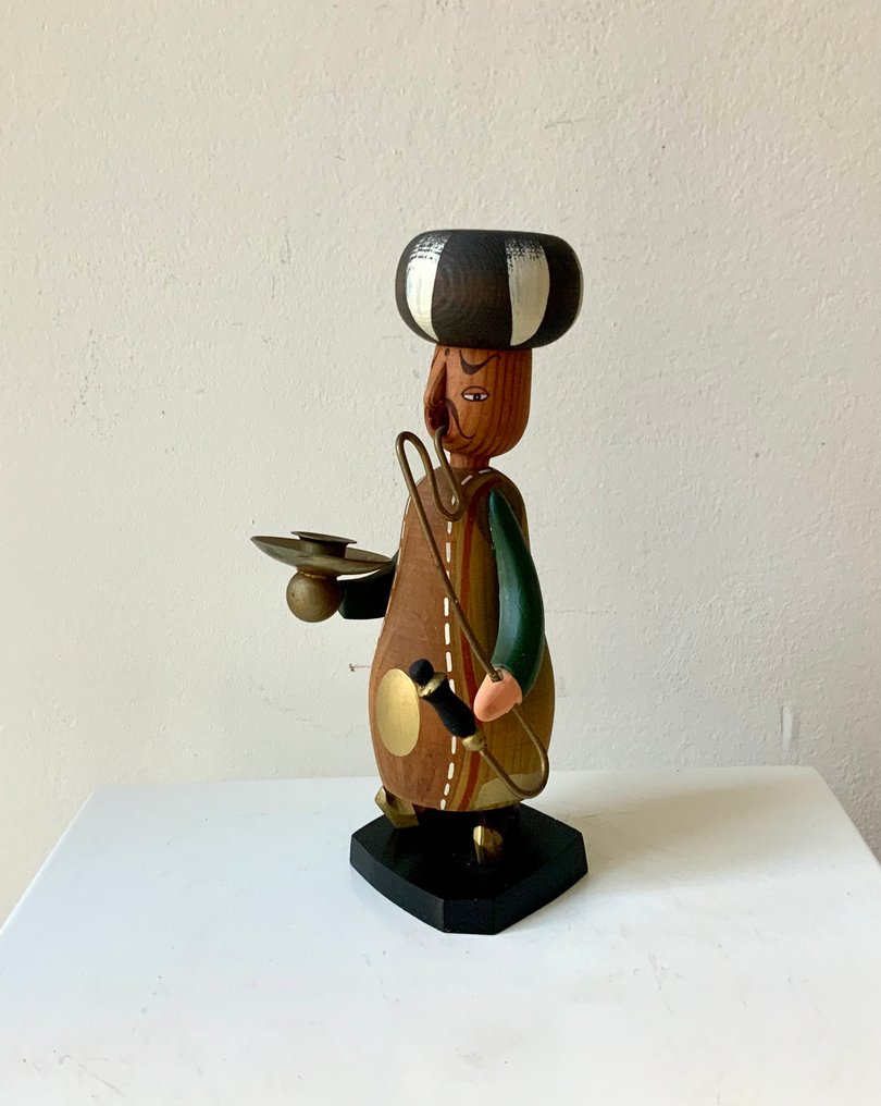 Hans Brockhage - Karácsonyi figuradísz KWO - Osmane - Fa - DDR 1980-as évek #3.2