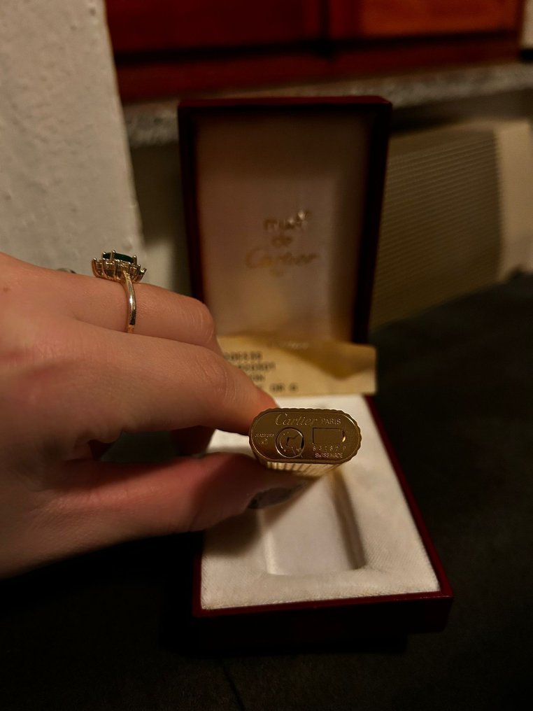 Cartier - Godron - 没有保留价 - 口袋打火机 - 镀金 #2.1