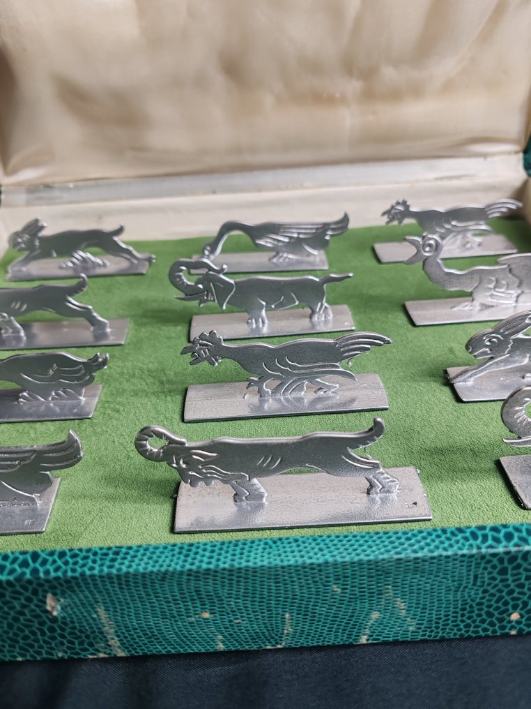 刀叉架 (12) - 银色金属 #4.3