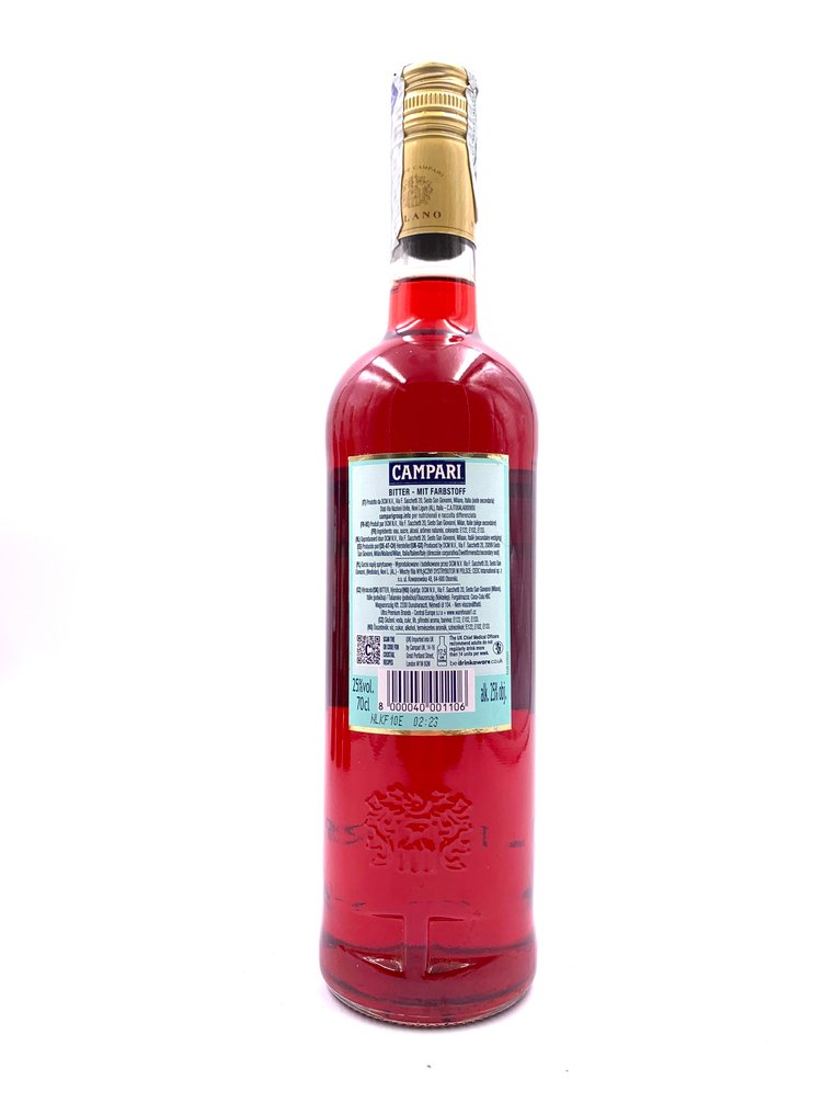 Campari - Bitter - b. Δεκαετία του 2010, Δεκαετία του 2000 - 70cl, 1.0 Litre - 4 μπουκαλιών #3.2