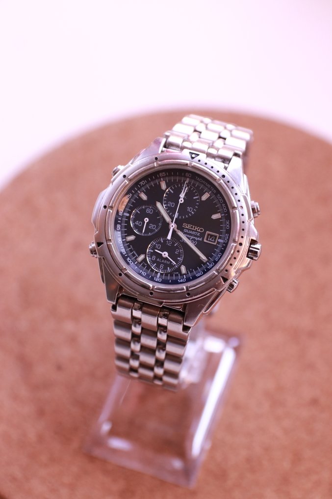 Seiko - Chronographe Quartz - No reserve price - 7T32 - 7C40 - Men - 1990-1999  #4.3