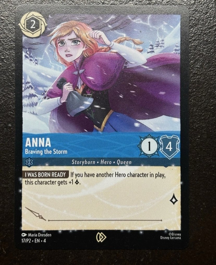 Disney Card - Disney Lorcana - USA exclusive - Promo Anna Braving the Storm #1.0