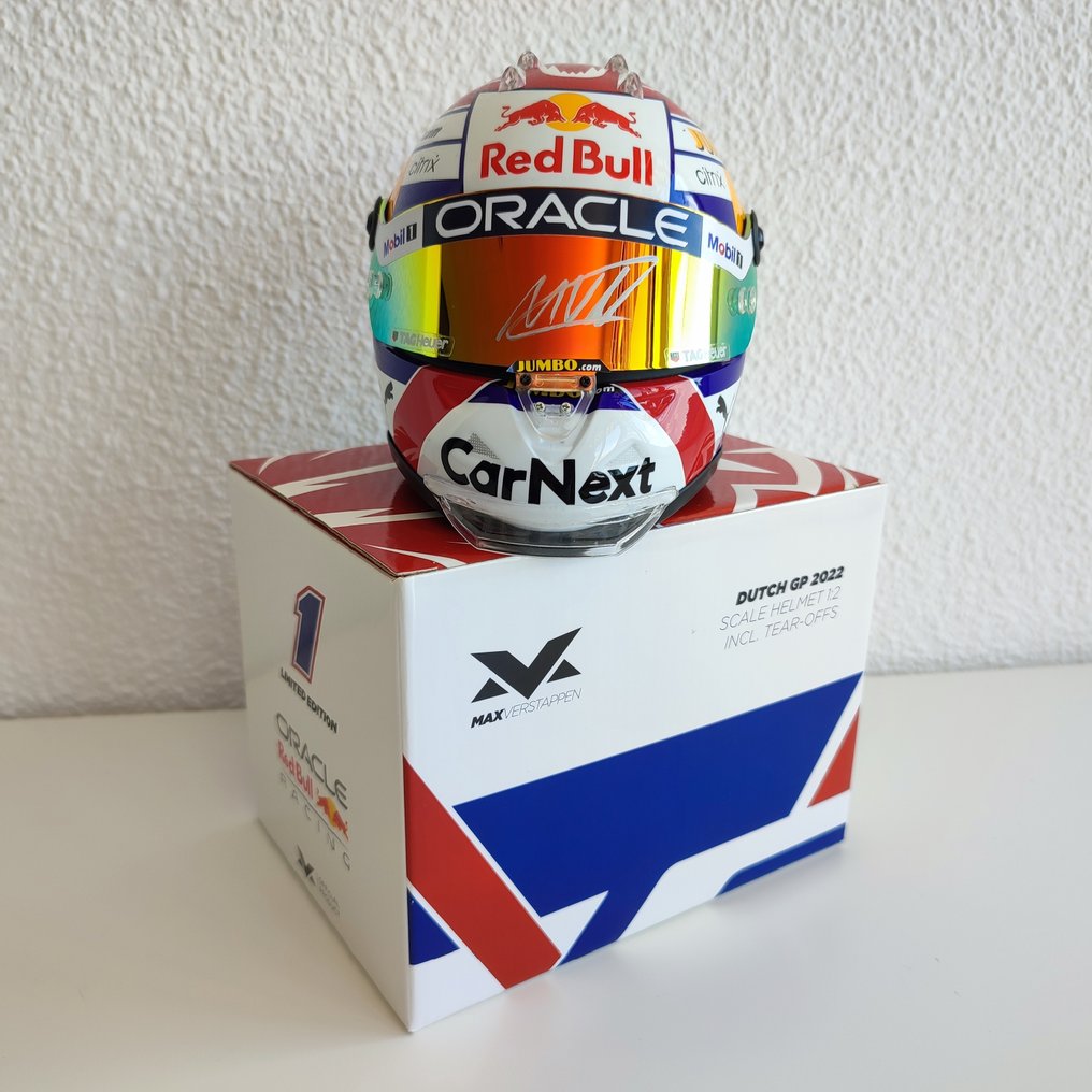 Red Bull Racing - Gran premio de Holanda - Max Verstappen - 2022 - Casco scala 1/2  #2.1