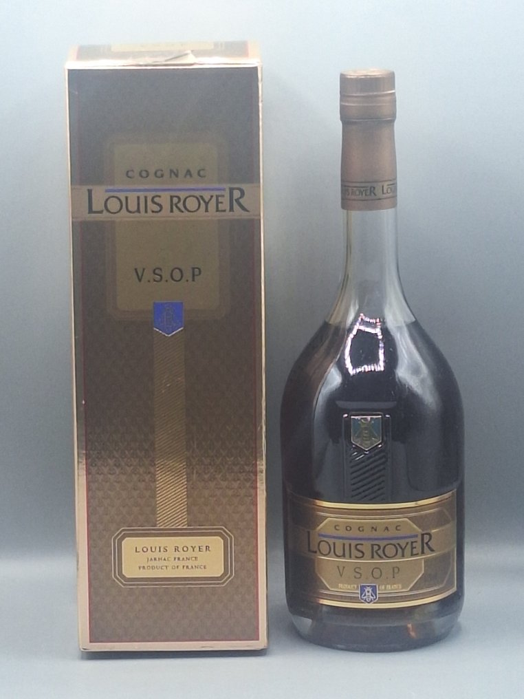Louis Royer, Martell, Prince Hubert de Polignac - VSOP + VS/3 Star - b. 1980-tallet, 1990-tallet, 2000-tallet - 70cl - 3 flasker #4.3