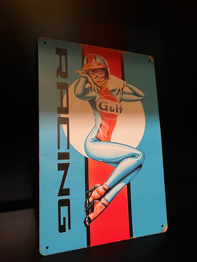 Διαφημιστική Εκπαίδευση Pin Up Gulf - Πινακίδα - Σίδερο #1.0