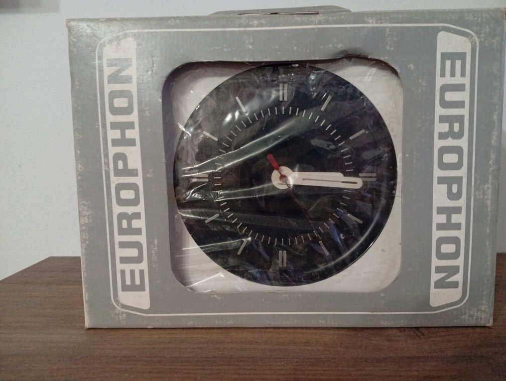Clock - Europhon - Plastic - 1950-1960 - Table or wall clock - Adriano Rampoldi #2.1