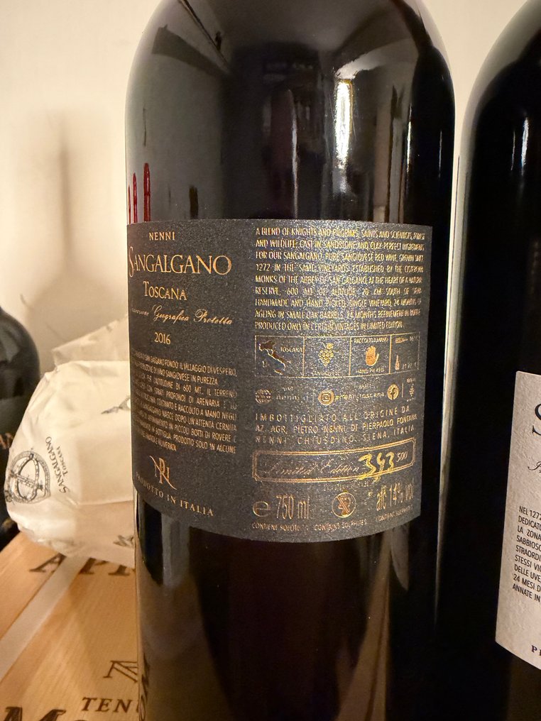 2016 , 2018 Nenni Sangalgano - 托斯卡纳 IGT - 2 Bottles (0.75L) #2.1