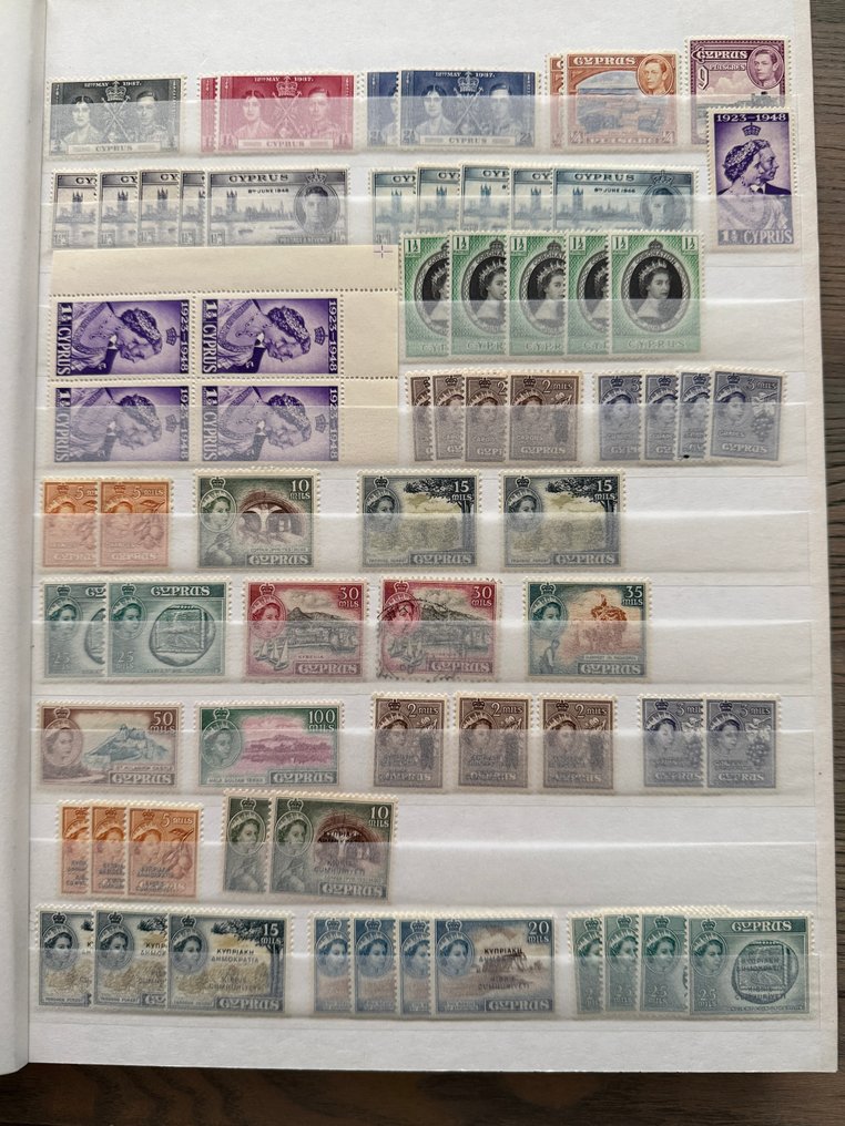 Gibraltar 1937/1990 - Smuk part i Stockboek #1.0