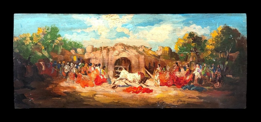 Francisco de Goya y Lucientes (1746-1829), 之后 - A Bullfight in the Countryside #1.0