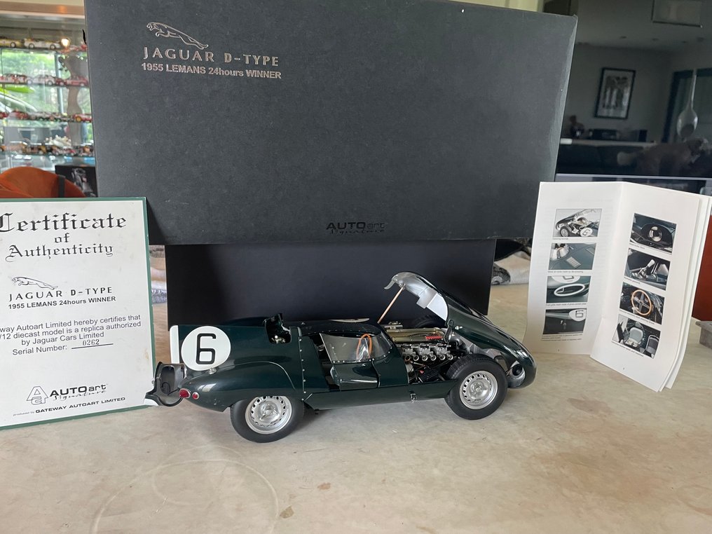 Autoart 1:12 - Αυτοκίνητο μοντελισμού - Jaguar D-Type Le Mans 1955 #1.0