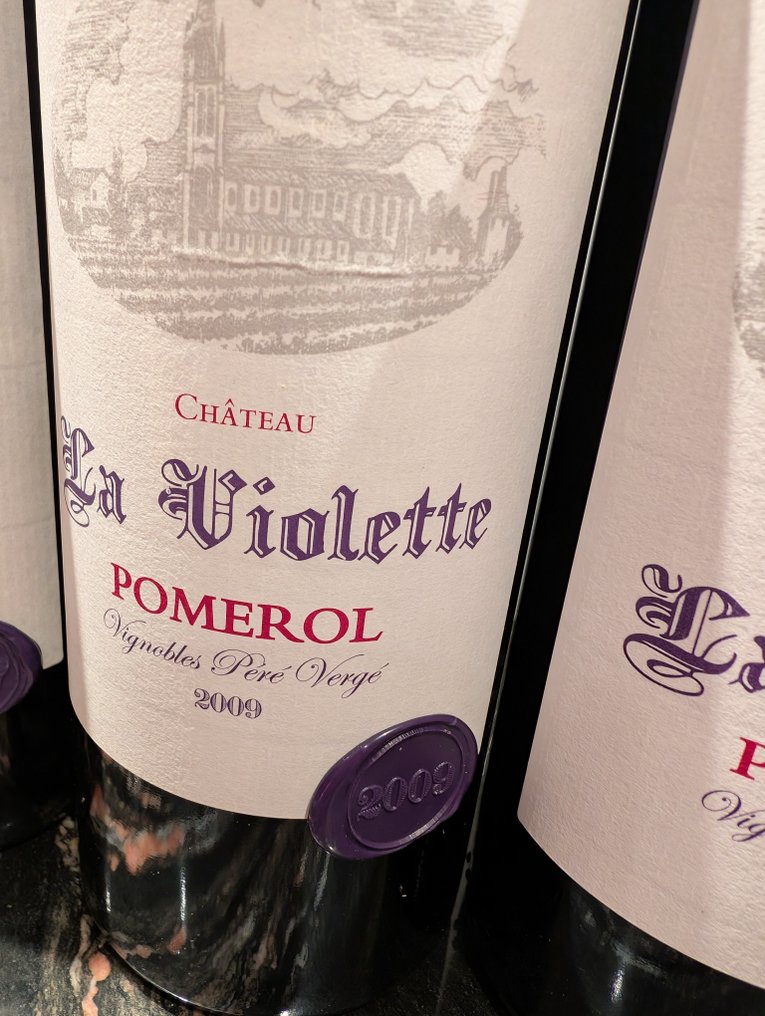 2006 , 2007, 2009, 2011, 2012, 2013 Chateau La Violette - Πομερόλ - 6 Bottles (0.75L) #3.2