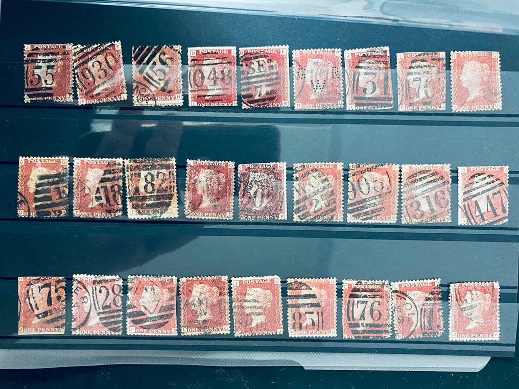 大不列顛  - 佩妮·雷德邮票系列 -维多利亚女王 #2.1