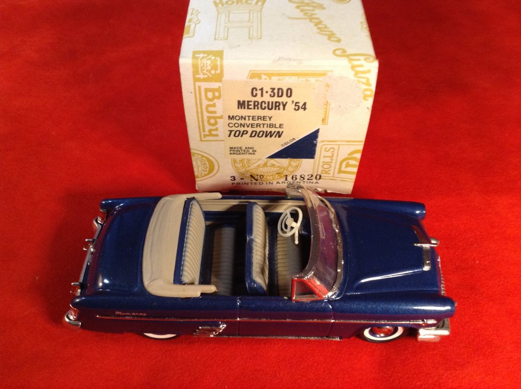 Collector's Classics - made in Argentina 1:43 - Σπορ αυτοκίνητο μοντελισμού - ref. #C1-3D0 - Mercury Monterey Convertible town down 1954 - dark blue - πολύ καλή ποιότητα - δύσκολο να βρεθεί σήμερα #3.2