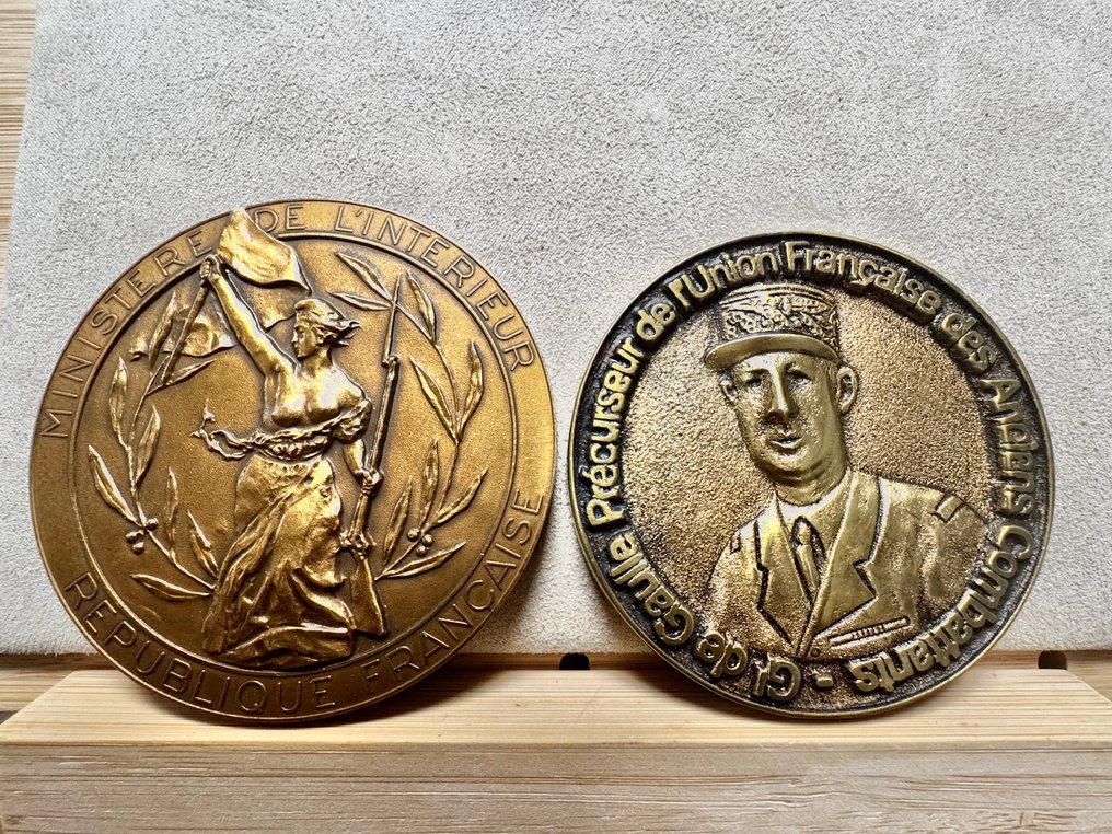 France - Extremely rare medal by Mohon and Fifth republic - Commemorative token #2.1