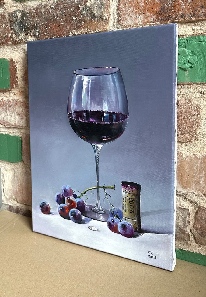 Alexander Nakonechny (1971) - Glass of red wine #4.3