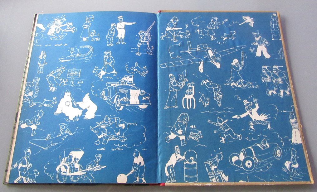 Tintin T17 - On a marché sur la lune (B11) - C - 1 Album - Πρώτη έκδοση - 1954 #4.3